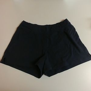 Blue Cotton Shorts